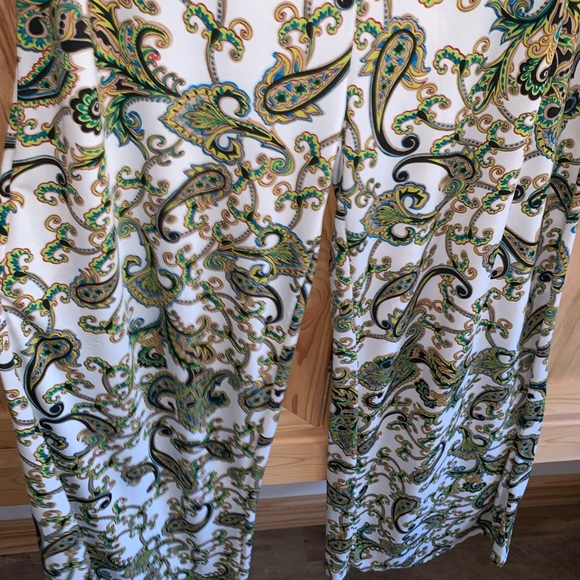 Honey & Lace paisley printed boho hippy wide leg pants size 2XL - Picture 2 of 4